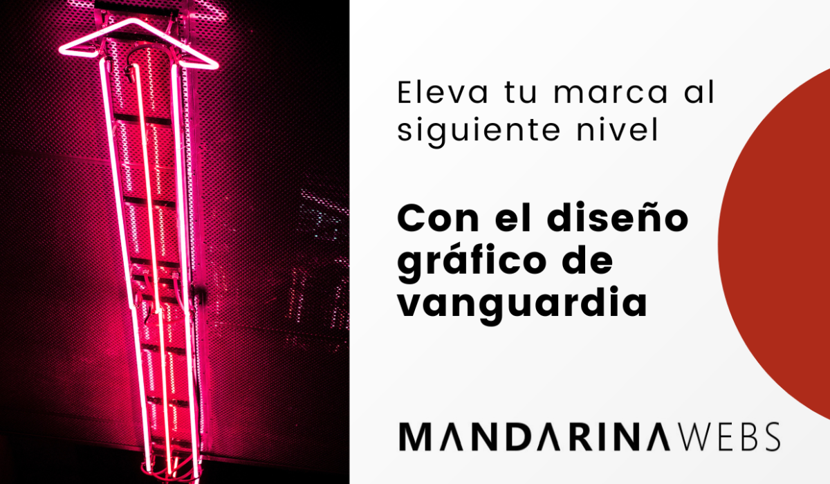 con el diseño gráfico de vanguardia